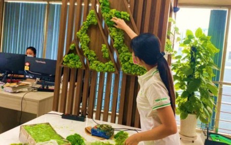 Hướng dẫn thi công tường rêu giả cực đơn giản